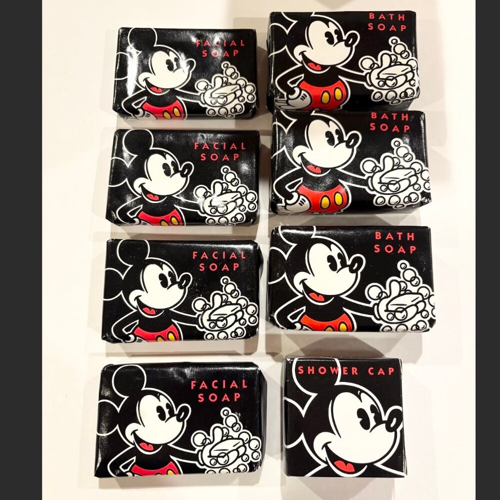 Vtg. Mickey Mouse Disney Resorts toiletries